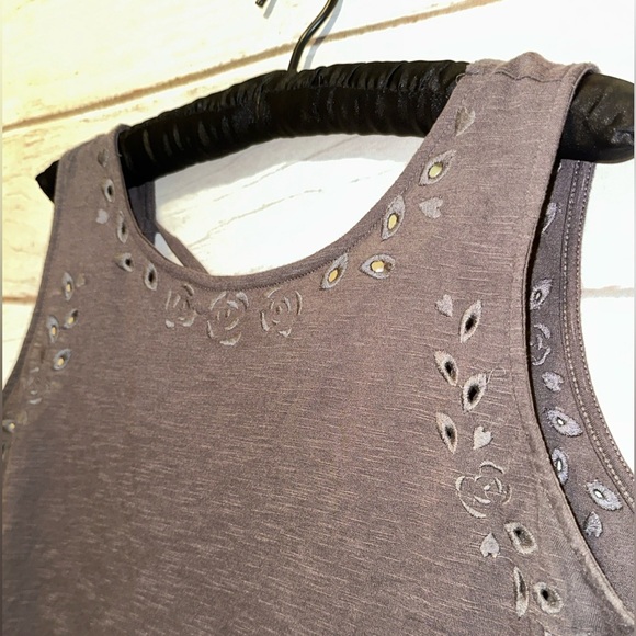 Torrid Size 2 Gray Babydoll Tank 
Spring Summer Lightweight Casual Wear Church - Picture 2 of 4